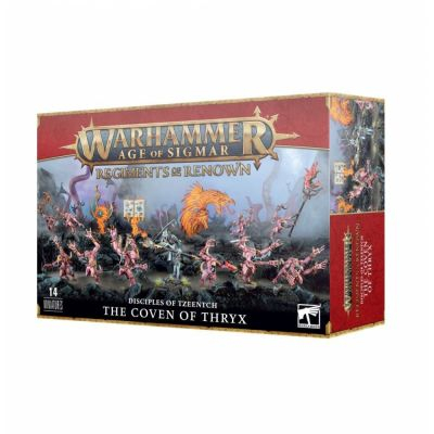 Figurine Warhammer Age of Sigmar Warhammer Age of Sigmar - Disciples of Tzeentch : The Coven Of Thryx (Regiments of Renown)