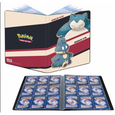 Portfolio Pok�mon Ronflex + Goinfrex - A4 - 10 pages de 9 cases (180 cartes recto-verso)