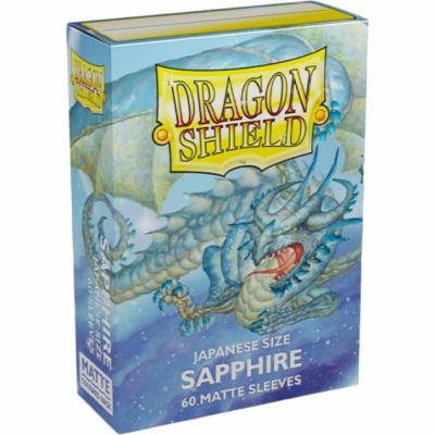 Protèges Cartes Format JAP  Dragon Shield Sleeves Mini Matte - Sapphire - par 60