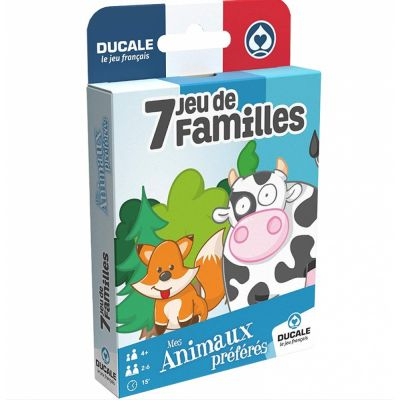 Jeu de Cartes Enfant Jeu de 7 familles - Mes animaux prfrs