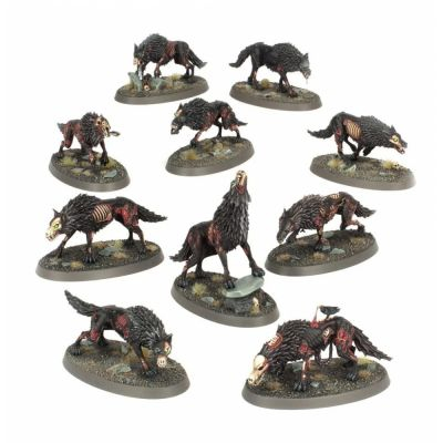 Figurine Warhammer Age of Sigmar Warhammer Age of Sigmar - Soulblight Gravelords : Dire Wolves