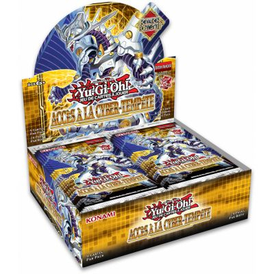 Boite de Boosters Franais Yu-Gi-Oh! 24 Boosters - Accs  la Cyber-Tempte