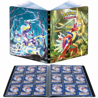 Portfolio A4 - 9 cases Pokmon carlate et Violet - A4 - 14 pages de 9 cases (252 cartes recto-verso)