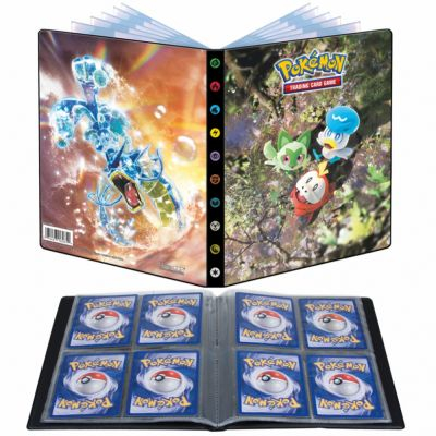 Portfolio A5 - 4 Cases Pokmon Ecarlate et Violet - Poussacha, Chochodile, Coiffeton, Leviator - A5 - 4 Cases