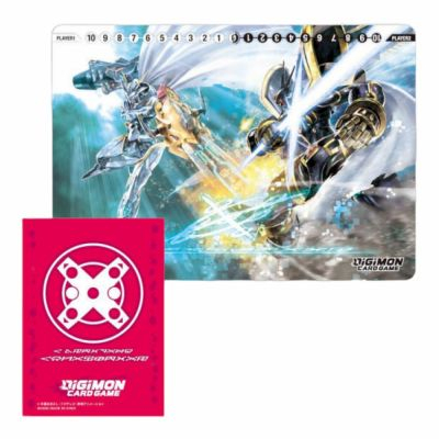 Tapis de Jeu et Wall Scroll Digimon Card Game Set Exclusif Tamer PB11