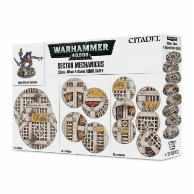Figurine Warhammer 40.000 Warhammer 40.000 - Sector Mechanicus 32mm, 40mm & 65mm ROund Bases