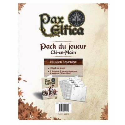 Jeu de Rle Jeu de Rle Pax Elfica - Pack du joueur - Cl en main