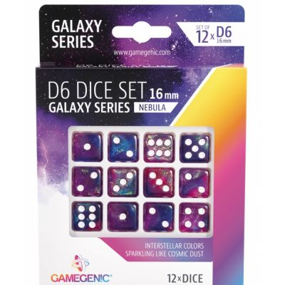 Ds  Galaxy series - Nebula - Set de 12 ds de 6