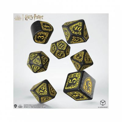 Jeu de Rle Jeu de Rle Harry Potter - HufflePuff Modern Dice Set Black