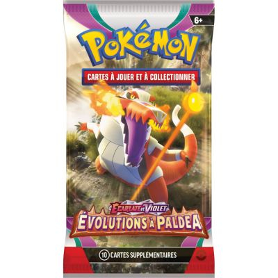 Booster Franais Pokmon EV02 - Ecarlate et Violet - Evolutions  Paldea