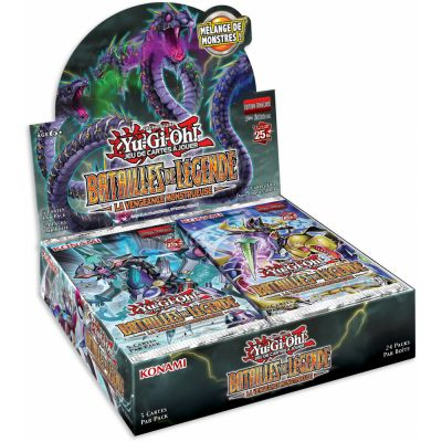 Boite de Boosters Franais Yu-Gi-Oh! 24 Boosters - Batailles de Lgende : La Vengeance Monstrueuse