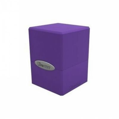 Deck Box  Satin Cube Deck Box Royal Purple
