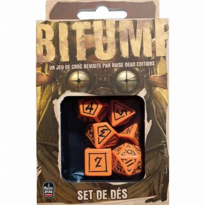 Ds et Gemmes Jeu de Rle Bitume - Set de ds 