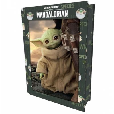 Rflxion  Puzzle Prime 3D - Star Wars The Mandalorian Baby Yoda 300 PCS Bote Mtal