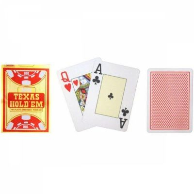 Jeu de Cartes  Copag Gold Poker Plastic - Rouge