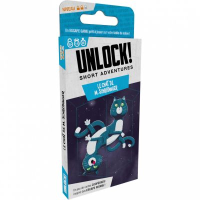 Enigme Unlock Unlock Short Adventures 8 : Le Chat de M. Schrdinger !