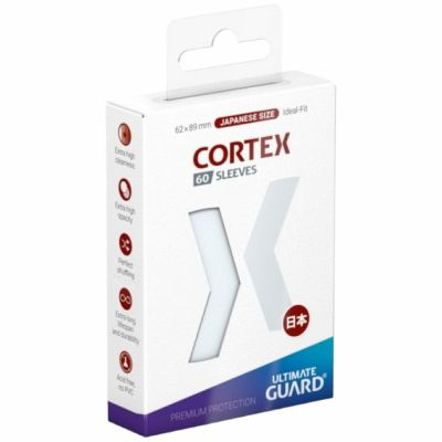 Protges Cartes Format JAP  Cortex - 60 Japanese Sleeves - Transparent (Gloss)