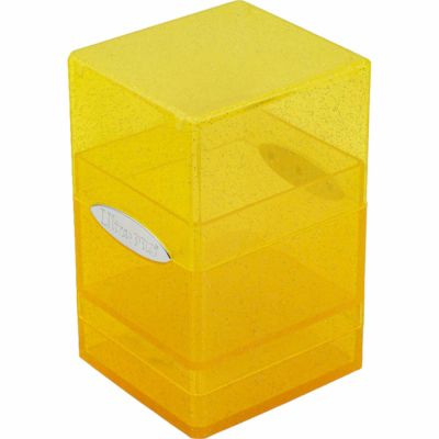 Deck Box  Ultra Pro - Satin Tower - Glitter Yellow