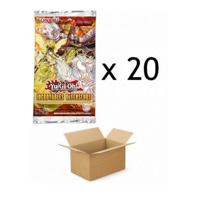 Cartons de 20 Boosters Yu-Gi-Oh! Boite de 20 Boosters Incroyables Dfenseurs - Sous Blister Officiel Konami