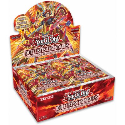 Boite de Boosters Franais Yu-Gi-Oh! Display de 36 boosters - Les Duellistes Lgendaires : Volcan Brleur d'mes