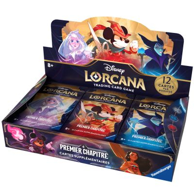 Boite de Boosters Franais Lorcana Display de 24 boosters : Premier Chapitre