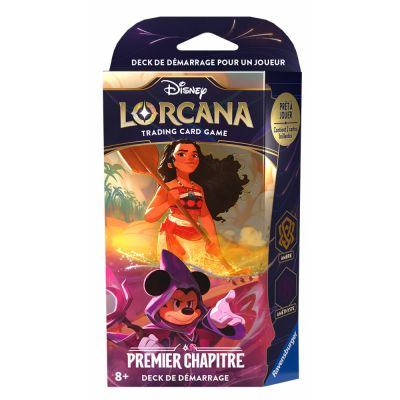 Deck de Demarrage Lorcana Premier Chapitre : Vaiana et Mickey