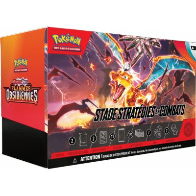 Coffret Pokmon EV03 - Ecarlate et Violet - Flammes Obsidiennes - Stade Stratgies et Combats