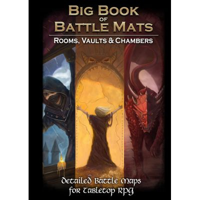 Tapis de Jeu et Wall Scroll Jeu de Rle Big Book of Battle Mats - Rooms, Vaults & Chambers