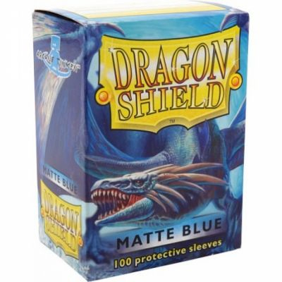 Protges Cartes Standard  Matte - Blue Dragonshield (par 100)