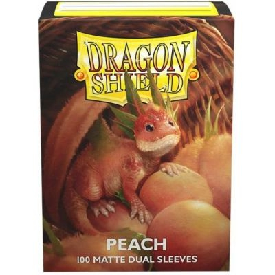 Protges Cartes Standard  Dual Matte - Peach Dragonshield (par 100)