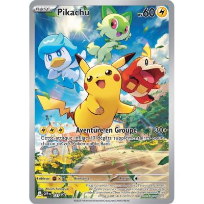 Cartes Spciales Pokmon Promo - Pokemon EV02 - Evolution  Palda - Pikachu - SVP027 - FR