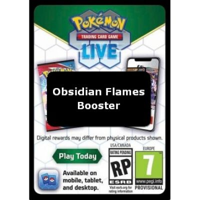 Cartes à Code Pokémon Lot De 20 Cartes À Code Pokemon Online - EV03 Flammes Obisidiennes