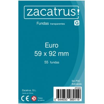 Protèges cartes Spéciaux  Protège-cartes Zacatrus Euro (59 mm X 92 mm)
