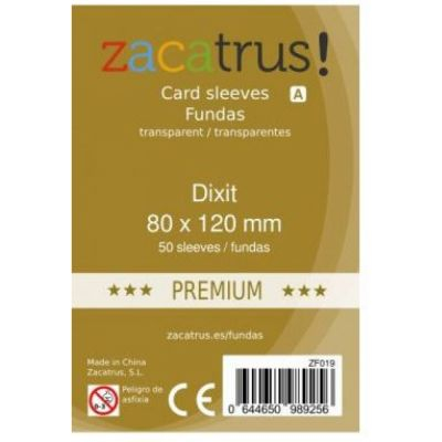 Protèges cartes Spéciaux  Protège-cartes Zacatrus Dixit premium (80x120mm)