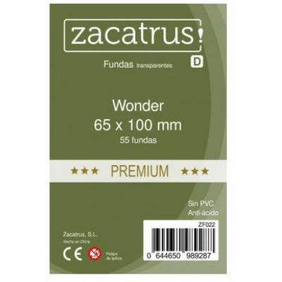 Prot�ges cartes Sp�ciaux  Prot�ge-cartes Zacatrus Wonder premium (65 mm X 100 mm)