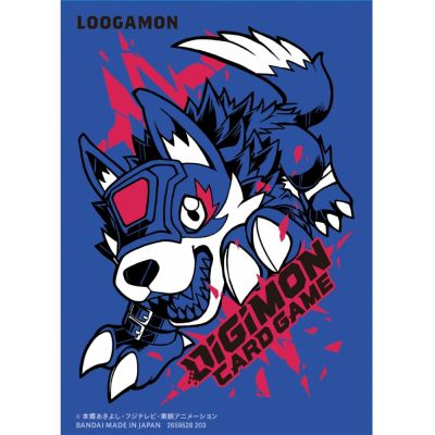 Protèges Cartes Standard Digimon Card Game Loogamon - Par 60