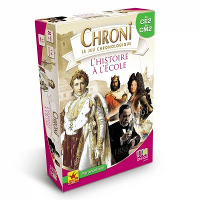 Jeu de Cartes Ambiance Chroni : L'Histoire  l'Ecole