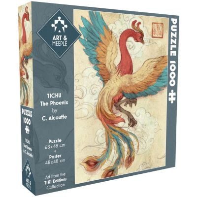 Rflxion Classique Art & Meeple  Puzzle Tichu Phoenix - 1000 pices