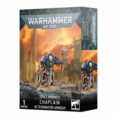 Figurine Warhammer 40.000 Warhammer 40.000 - Space Marines : Chaplain in  Terminator Armour