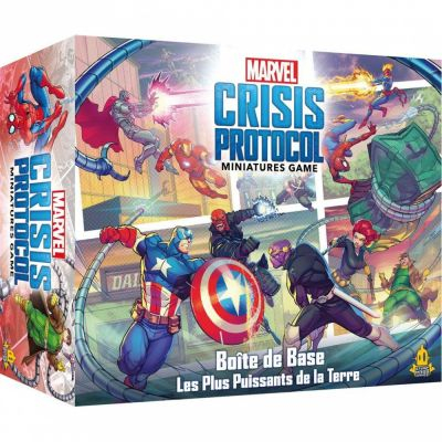 Figurine Stratégie Marvel Crisis Protocol : Miniatures Game - Boite de Base (Les Plus Puissants de la Terre)