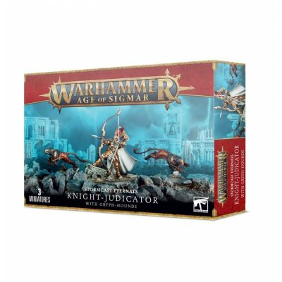 Figurine Warhammer Age of Sigmar Warhammer Age of Sigmar - Stormcast Eternals : Knight-Judicator (With Gryph-Hounds)