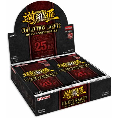 Boite de Boosters Franais Yu-Gi-Oh! Collection Raret du 25e Anniversaire