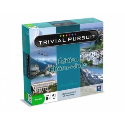 Jeu de Plateau Rflexion Trivial Pursuit - Edition Rhne-Alpes