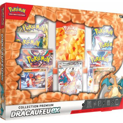 Coffret 6 Boosters Pokmon Collection Premium Dracaufeu Ex