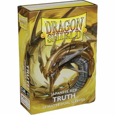 Protges Cartes Format JAP  Dragon Shield - 60 Japanese Sleeves Dual Matte - Truth