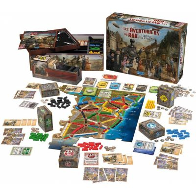 Gestion Les Aventuriers Du Rail - Extension : France & Old West Best-Seller  - UltraJeux