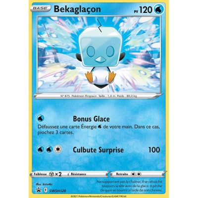 Cartes Spciales Pokmon Promo - Pokemon Epe & Bouclier - Bkaglaon - SWSH128 - FR