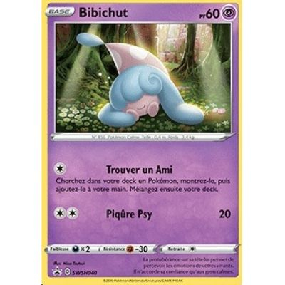 Cartes Spciales Pokmon Promo - Pokemon Epe & Bouclier - Bibichut - SWSH040 - FR