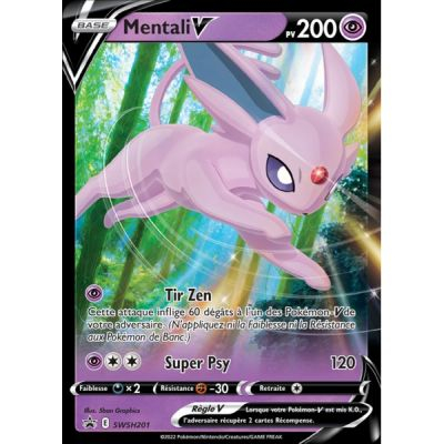 Cartes Spciales Pokmon Promo - Pokemon Epe & Bouclier - Mentali V - SWSH201 - FR