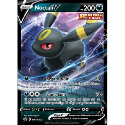 Cartes Spéciales Pokémon Promo - Pokemon Epée & Bouclier - Noctali V - SWSH203 - FR